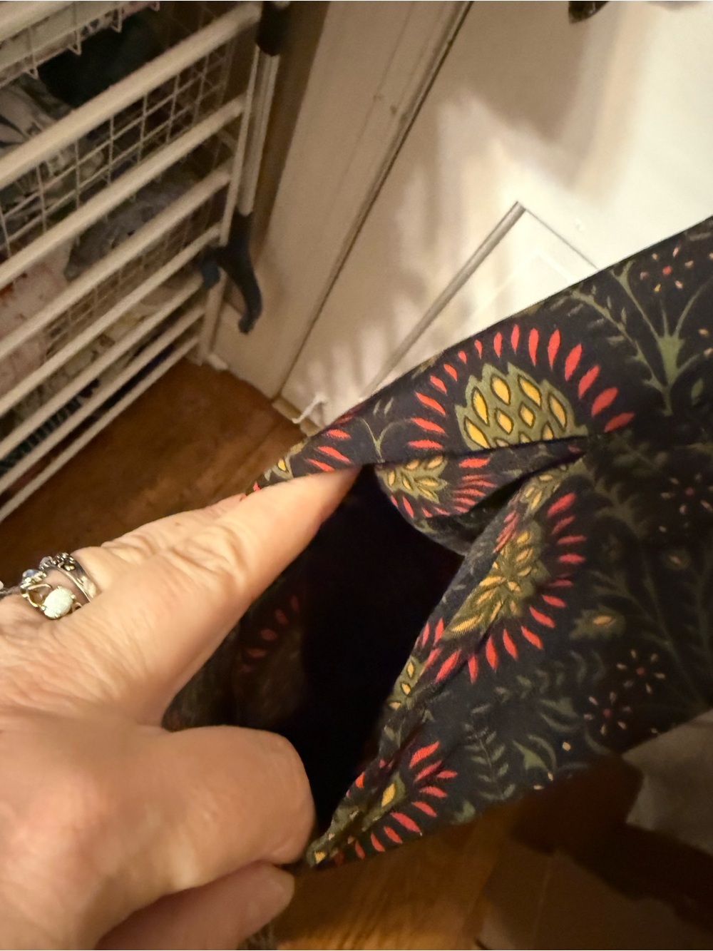 Aller Simplement drop-crotch bohemian harem jumpsuit - Picture 6 of 8